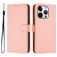 Mobigear Urban Wallet Housse iPhone 16 Pro Etui Porte-Monnaie - Rose