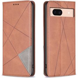 Mobigear Rhombus Slim Housse Google Pixel 8a Etui - Marron