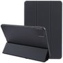 Mobigear Tri-Fold Gel Coque iPad Air 13 Pouces (2024) Etui en TPU,Similicuir - Noir