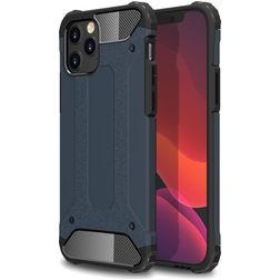 Mobigear Outdoor iPhone 12 Pro Plastique rigide Coque arrière Antichoc - Bleu foncé