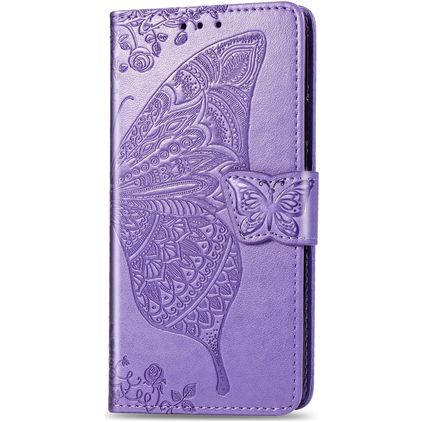Mobigear Butterfly Housse iPhone 11 Etui Porte-Monnaie - Violet