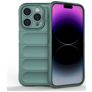 Mobigear Bumpy Coque iPhone 15 Pro Coque arrière en TPU Souple - Vert