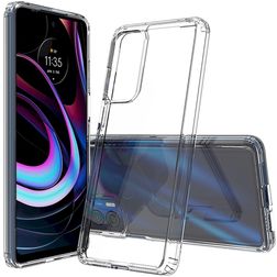 Mobigear Crystal Transparent Motorola Edge (2021) Plastique rigide Coque arrière - Transparent