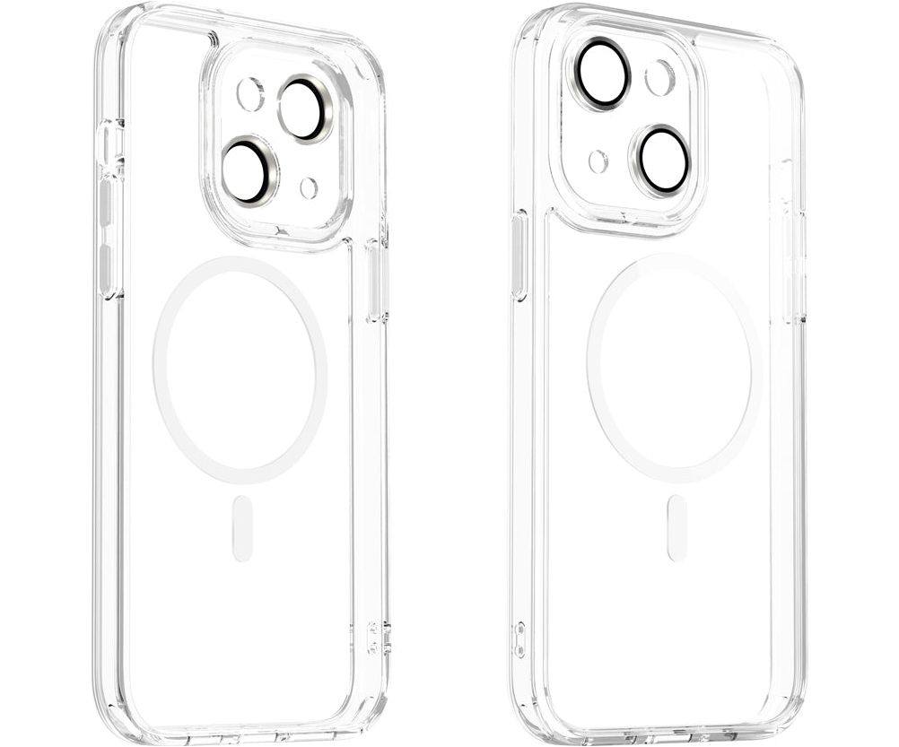 Coque Magnétique IPhone 13 Avec Motif Papillon - Compatible MagSafe, Transparente Anti-jaunissement, Protection Antichoc Et Anti-rayures - Design élégant Et Fin