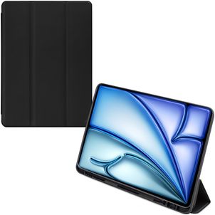 Mobilize Solid Folio Coque iPad Air 11 Pouces (2025) Etui - Noir