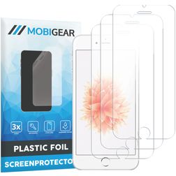 Mobigear iPhone SE (2016) Protection d'écran Film - Compatible Coque (Lot de 3)