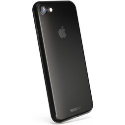 Nudient Thin Coque iPhone SE (2020) Coque arrière en TPU Souple - Ink Black