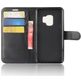 Mobigear Classic Housse Samsung Galaxy S9 Etui Porte-Monnaie - Noir