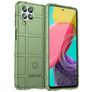 Mobigear Rugged Shield Coque Samsung Galaxy M53 Coque arrière en TPU Souple Anti-Chocs - Vert