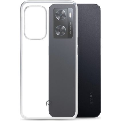 Mobilize Gelly Coque Transparente OPPO A57s Coque arrière en TPU Souple - Transparent