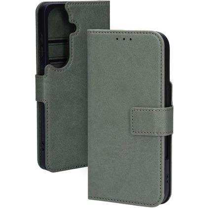 Mobiparts Classic Wallet Housse Samsung Galaxy S26 MagSafe Etui - Stone Green