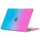 Mobigear Rainbow Matte MacBook Air 15 Pouces (2023-2025) Coque - Bleu / Rose - Model A2941 / A3114 / A3241