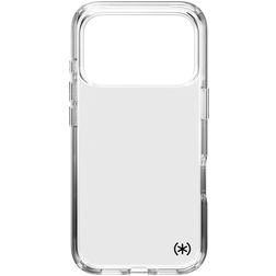 Speck Presidio Perfect Clear Coque Transparente iPhone 18 Pro Coque arrière Rigide Anti-Chocs - Transparent