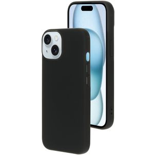 Mobiparts Coque iPhone 15 Coque arrière en Silicone - Noir