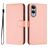 Mobigear Urban Wallet Housse Samsung Galaxy S25 Edge Etui Porte-Monnaie - Rose