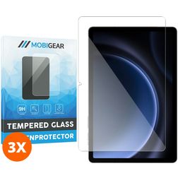Mobigear Samsung Galaxy Tab S9 FE Verre trempé Protection d'écran - Compatible Coque (Lot de 3)
