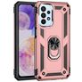 Mobigear Armor Ring Coque Samsung Galaxy A23 Coque arrière Rigide Anti-Chocs avec Anneau-Support - Rose doré
