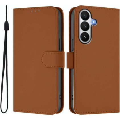 Mobigear Urban Wallet Housse Samsung Galaxy S26 Etui Porte-Monnaie - Marron