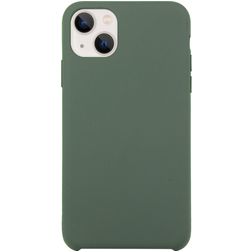 Mobigear Rubber Touch Coque iPhone 15 Coque arrière en Silicone - Vert