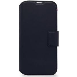Decoded Detachable Wallet Housse iPhone 14 Plus Etui avec Coque Détachable en Cuir Véritable Porte-Monnaie - Steel Blue