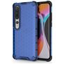 Mobigear Honeycomb Coque Xiaomi Mi 10 Coque arrière Rigide Anti-Chocs - Bleu