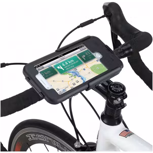 Tigra Bike Console Support Vélo Guidon Coque iPhone 8 Plus - Noir