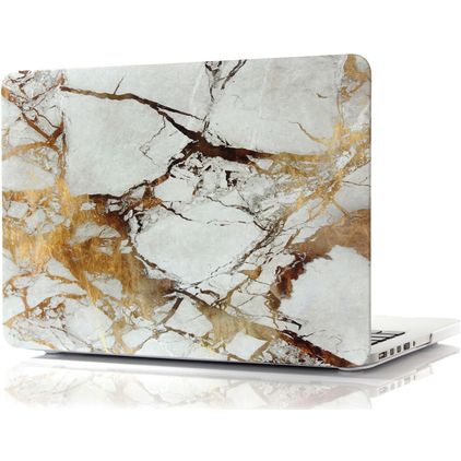 Mobigear Marble MacBook Pro 13 Pouces (2012-2015) Coque - Marron - Model A1425 / A1502