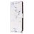 Mobigear Marble Housse iPhone 8 Plus Etui Porte-Monnaie - White Marble