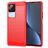 Mobigear Brushed Slim Coque POCO F4 Coque arrière en TPU Souple - Rouge
