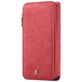 Caseme 007 Housse Samsung Galaxy S10 Plus Etui avec Coque Détachable Porte-Monnaie - Rouge