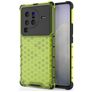 Mobigear Honeycomb Coque Vivo X80 Pro Coque arrière Rigide Anti-Chocs - Vert