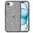 Mobigear Crystal Glitter Coque iPhone 16e Coque arrière Rigide - Noir