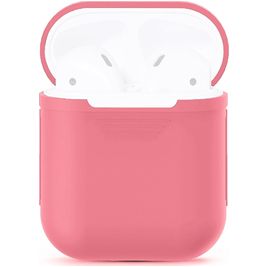 Mobigear Colors Coque Apple AirPods 1 Coque en Silicone Souple - Rose Mobigear Colors Coque Apple AirPods 1 Coque en Silicone Souple - Rose