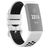 Mobigear Sport Plus Buckle Bracelet Silicone Fitbit Charge 4 Fermeture boucle ardillon - Blanc / Bleu
