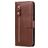 Mobigear Zipper Housse Xiaomi Mi Note 10 Lite Etui Porte-Monnaie - Marron