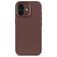 Decoded Coque iPhone 17 Coque arrière en Cuir Véritable Anti-Chocs - Dark Ruby