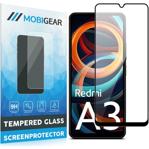 Mobigear Premium Xiaomi Redmi A3 Verre trempé Protection d'écran - Compatible coque
