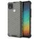 Mobigear Honeycomb Coque Xiaomi Redmi 9C Coque arrière Rigide Anti-Chocs - Gris