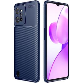 Mobigear Racing Coque Realme C31 Coque arrière en TPU Souple - Bleu