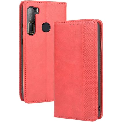Mobigear Sensation HTC Desire 20 Pro Étui Portefeuille - Rouge