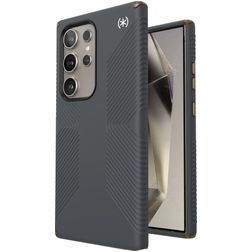 Speck Presidio2 Grip Coque Samsung Galaxy S24 Ultra Coque arrière Rigide Anti-Chocs - Charcoal Grey