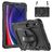 Mobigear SureGrip Xtreme Coque Samsung Galaxy Tab S9 FE Coque arrière en Plastique rigide,Silicone + Porte-crayon + Bandoulière + Support Amovible - Noir