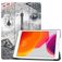 Mobigear Tri-Fold Coque iPad 7 (2019) Etui - tour Eiffel