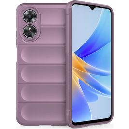 Mobigear Bumpy Coque OPPO A17 Coque arrière en TPU Souple - Violet