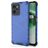 Mobigear Honeycomb Coque Realme C35 Coque arrière Rigide Anti-Chocs - Bleu