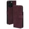 Mobiparts Classic Wallet MagSafe iPhone 16 Pro Max Étui Portefeuille - Velvet Red