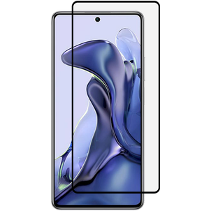 Mobigear Premium Xiaomi 11T Verre trempé Protection d'écran - Compatible Coque - Noir