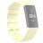 Mobigear Cross Bracelet Silicone Fitbit Charge 4 Fermeture boucle ardillon - Jaune