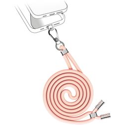 Valenta Lanyard Cordon de téléphone universel réglable - Rose