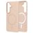 Mobiparts Slim Line Samsung Galaxy S26 MagSafe Plastique rigide Coque arrière - Dune Sand